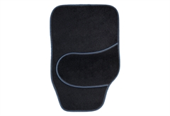 Σετ Δάπεδα Αυτοκινήτου Kaver Fun Mat Full Set Μαύρο/Μπλε 4τμχ