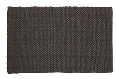 Χαλάκι Μπάνιου Praktiker Punto 80x50cm Μαύρο