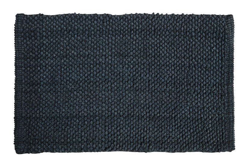 Χαλάκι Μπάνιου Praktiker Punto 80x50cm Μαύρο