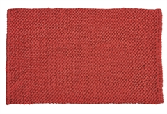 Χαλάκι Μπάνιου Praktiker Punto 80x50cm Κόκκινο