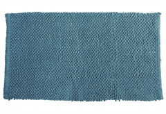 Χαλάκι Μπάνιου Praktiker Punto 80x50cm Πετρόλ