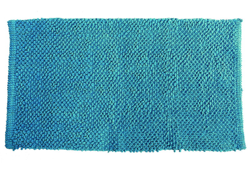 Χαλάκι Μπάνιου Praktiker Punto 80x50cm Πετρόλ